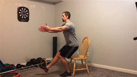 Box Or Chair Pistol Squats Youtube