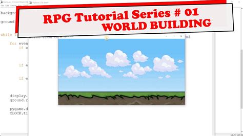 Pygame Creating An Rpg Game Part 1 World Building Youtube