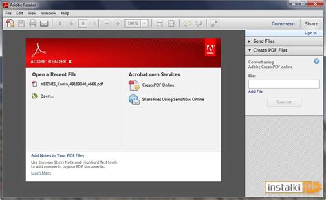Adobe acrobat reader is a free pdf reader that has set itself as the standard software to open pdf documents. Adobe Reader X 10.1.16 - Download - Instalki.pl