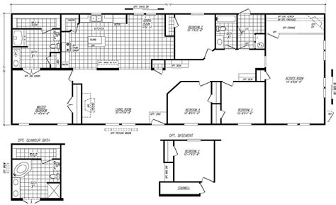 How is a 3 bedroom manufactured home built? Crown Pointe Doublewide 4 Bed 2 Bath 2,280 sqft ...