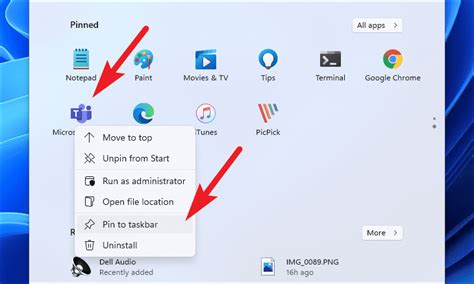 How To Pin An App To Taskbar On Windows 11