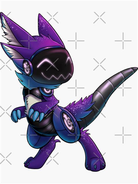 Protogen Chibi Sticker For Sale By Millyd13 Redbubble