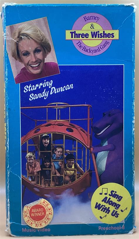 Barney Three Wishes W Sandy Duncan Vhs 1990 Buy 2 Get 1 Free