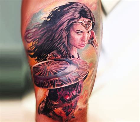 Wonder Woman Tattoo By Peter Hlavacka Photo 24772