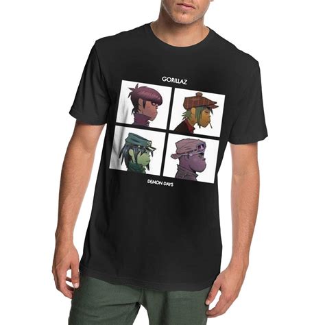 Gorillaz Demon Days Lightweight And Breathable Simple S Short Sleeved T