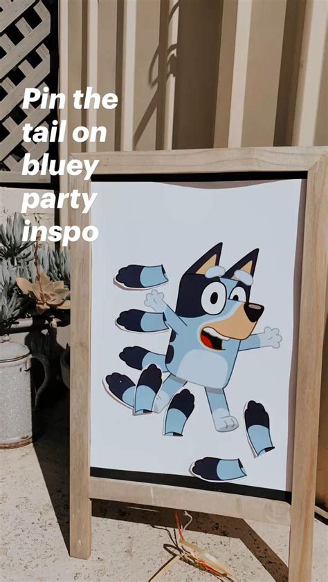 Pin The Tail On Bluey Party Inspo 2nd Birthday Party Themes First