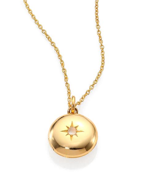Picture locket 14k yellow gold trending necklaces black diamond ring engagement summer jewelry trends earring trends necklaces with meaning necklace for girlfriend gold. Astley Clarke Moonstone & 14k Yellow Gold Small Astley Locket Necklace in Metallic - Lyst