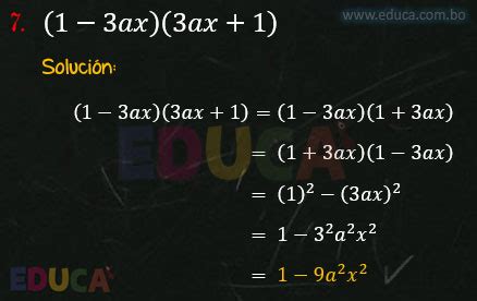 Soluci N Ejercicio Algebra De Baldor Producto De La Suma Por La