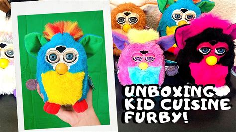 Unboxing Kid Cuisine Furby Super Rare Kc Furby Retro And Vintage