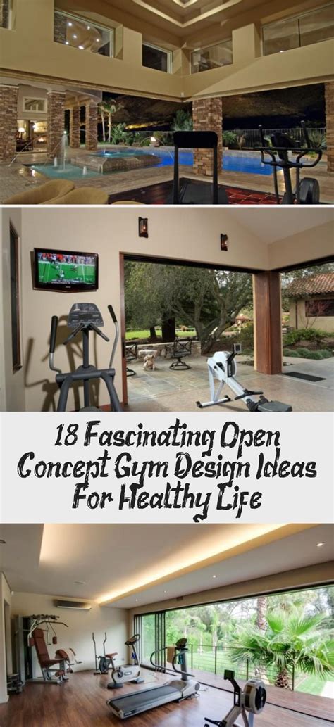 18 Fascinating Open Concept Gym Design Ideas For Healthy