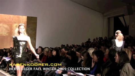Model Jac Falling At Hervé Léger Fall Winter 2009 By Karen Kooper Youtube