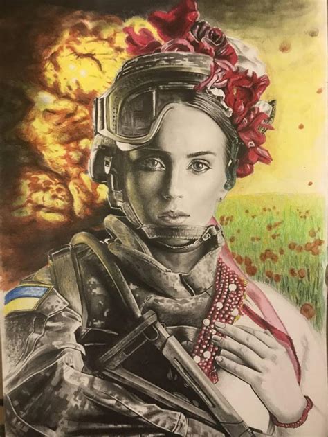War In Ukraine Drawing Artist Alexander Kaniuka Ukraine
