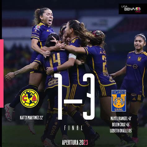 Liga Mx Femenil Tigres Vence Al Am Rica Y Le Arrebata El Liderato Video