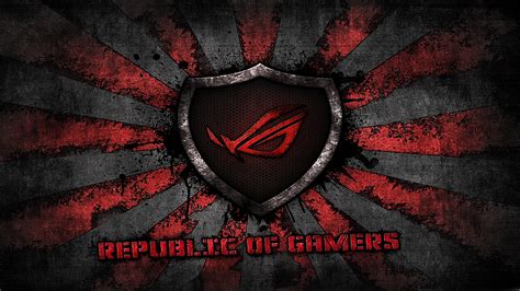 Logo Rog Asus Gamer Republic Of Gamers Computer Wallpaper 1920x1080