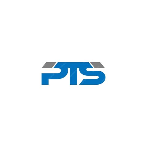 Premium Vector Pts Logo