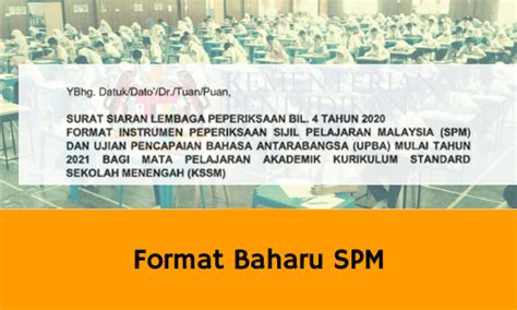 Kertas 2 yang dibincangkan ini khusus kpd bahagian b iaitu pemahaman (cadangan masa 60 minit) 1. Format Baharu Instrumen Bahasa Melayu SPM 2021 - SKOR A BM ...