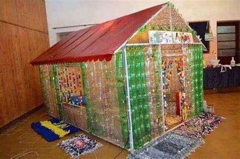 Small Houses Made By Plastic Bottles Recycling Keep It Relax