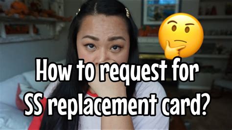 Check spelling or type a new query. How to request for Social Security replacement card? | August 2020 | Covid Style - YouTube