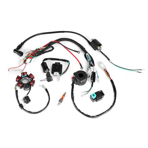 Wiring harness for honda ch125 security alarm systemfull wiring harness solenoid coil rectifier regulator cdi 125 200 250cc atv quadsee a full this book of generic wiring harness for an atv it takes me 3,5,7,9,11,13,15 hours just to found the right download link, and another 17,19,21,23,24. Wiring Harnes For Atv - Wiring Diagram Schemas