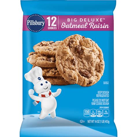 Pillsbury™ Refrigerated Cookies Oatmeal Raisin 12 Ct 160 Oz Pack