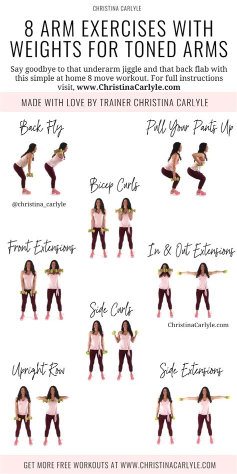 Arm Workouts Standing Up Arm Workout At Home