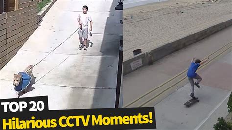 20 Hilarious Moments Caught On Security Cameras Youtube