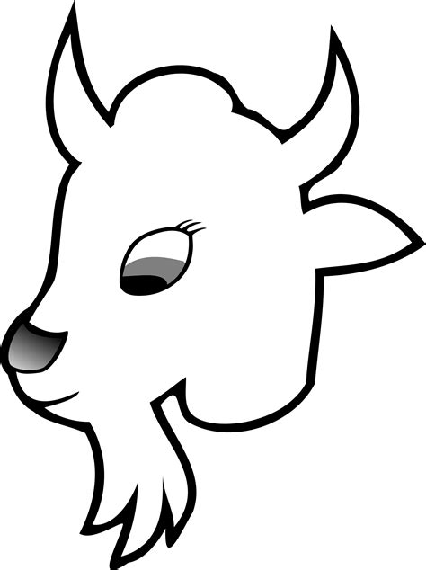 Goat Clipart Head Goat Head Transparent Free For Download On