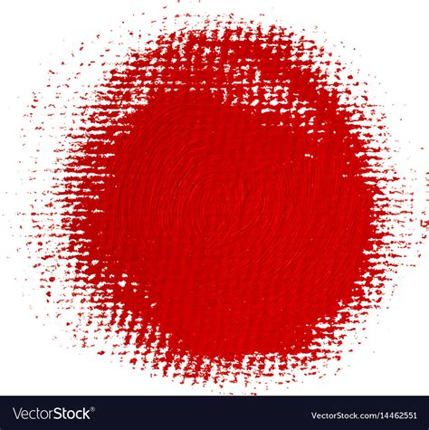 Red Paint Grunge Circle Royalty Free Vector Image