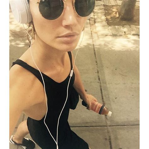 Lily Aldridge On Instagram Off To Work Celebrity Workout