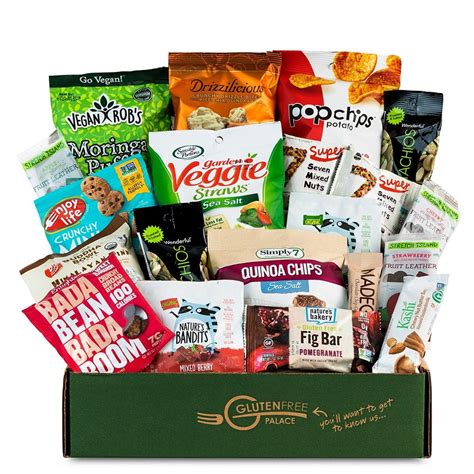 Snack Attack Vegan Care Package Healthy Snack Box Featuring Vegan Gluten Free Dairy Free