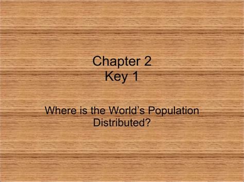 Ch 2 Key Issue 1 And 2 Ppt