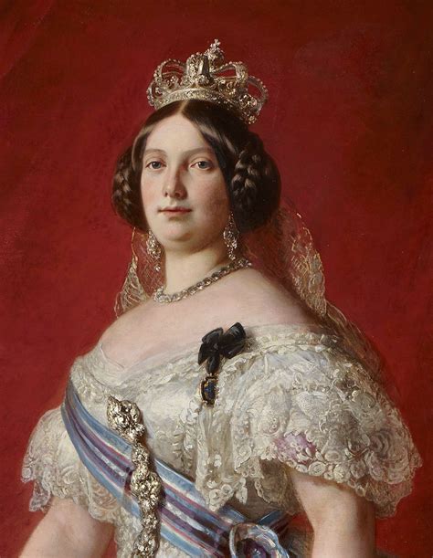 Isabella Ii Queen Of Spain By Franz Xavier Winterhalter 1852 Woman