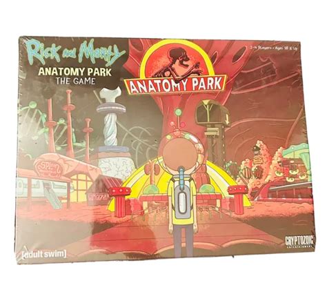 New Rick And Morty Anatomy Park Adult Swim Adult Board Game Board