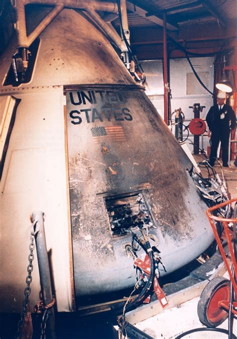 Nasa Displays Apollo 1 Hatch To Honor Crew On 50th Exploring Space