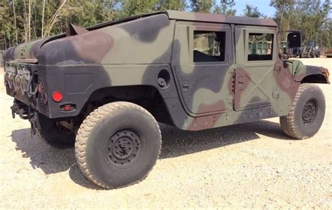 M1025 Humvee Slant Back 1987 With 50 Cal Replica And Mount For Sale