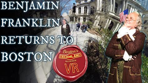 Benjamin Franklin Finds Dreamland Wax Museum In Boston 360 Video