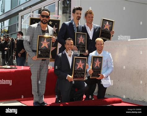 The Backstreet Boys Are Honoured With A Hollywood Star On The Hollywood