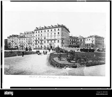 Hotel Beau Rivage Geneva Stock Photo Alamy