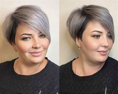 Best Short Hairstyles For Fat Faces And Double Chins Plus Size Women Fashion