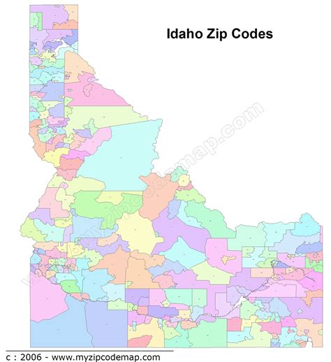Map Idaho Cities Share Map