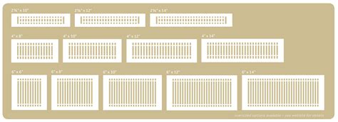 Return Air Filter Grille Sizing Chart Adinaporter