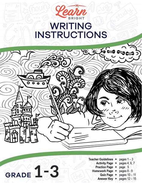 Writing Instructions Free Pdf Download Learn Bright