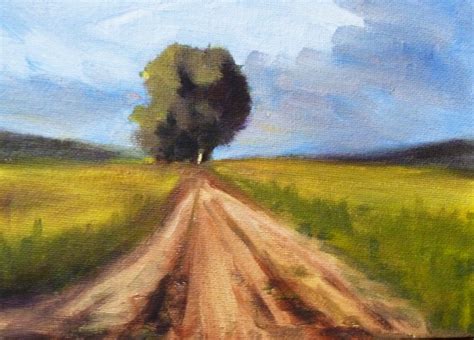 Prairie Landscape Original Oil Painting On Canvas Country