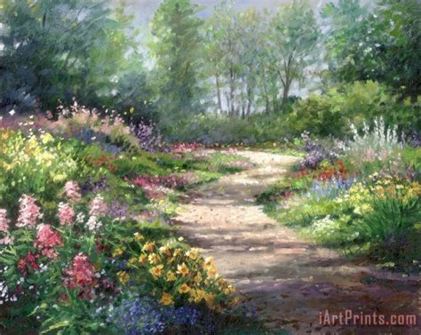 Wendy Kroeker Garden Path Painting Garden Path Print For Sale
