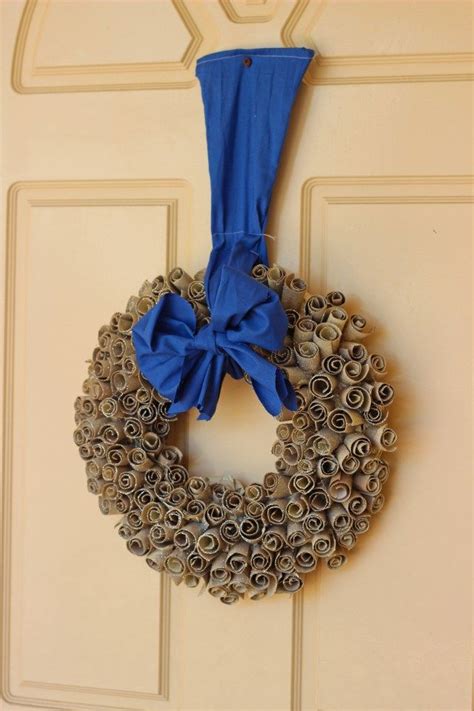 diy eco wreath from toilet rolls toilet paper roll art paper roll crafts wreath crafts