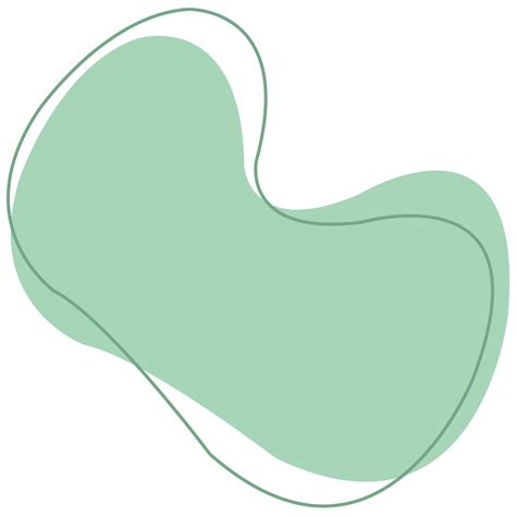 Abstract Green Blob Element 9376705 Png