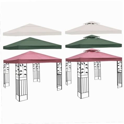 You can have a canopy frame attached to your bed or roof above it, allowing each side to be completely covered by a canopy; Gazebo Canopy Replacement Covers 10x10 - Pergola Gazebo Ideas