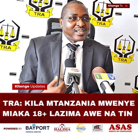 Maulid Kitenge On Twitter Mamlaka Ya Mapato Tanzania Tra Imesisitiza Kuwa Hadi Kufikia