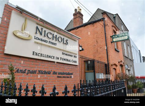 Nichols funeral directors, Dublin, Ireland Stock Photo - Alamy