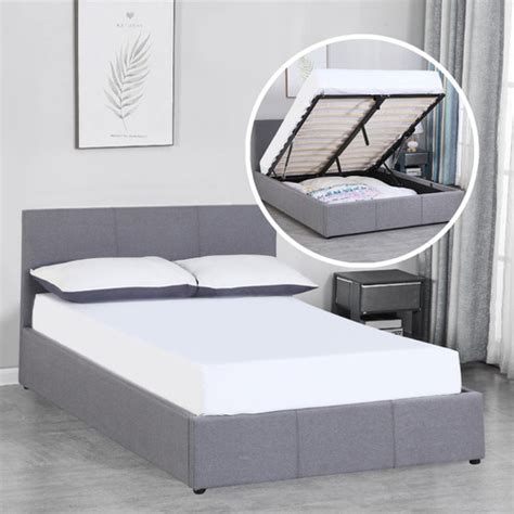 Milano Grey Milano Luxury Gas Lift Storage Bed Temple And Webster